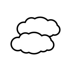 Weather, cloud icon. Simple line, outline vector elements of forecast icons for ui and ux, website or mobile application