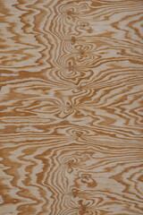 Obraz premium Sehr dichte Zeichnung in braune Töne die auf einem Holzschnitt durch Die Maserung des Holzes entstehen.