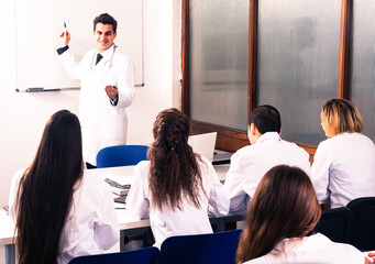Medical students sitting in audience