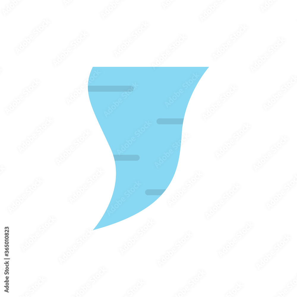Poster tornado, wind icon. simple color vector elements of forecast icons for ui and ux, website or mobile 