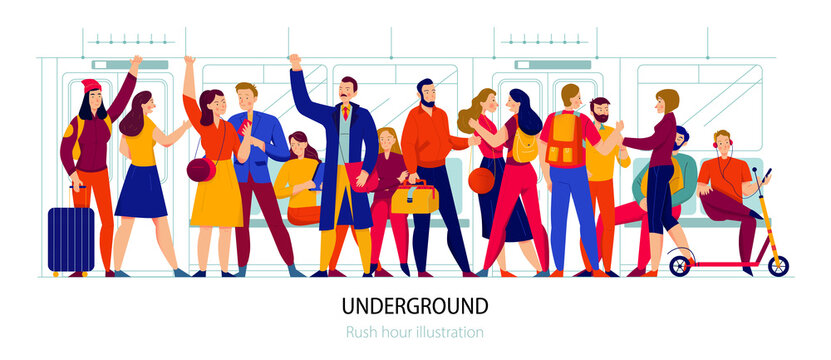 Public Transport And Underground Concept