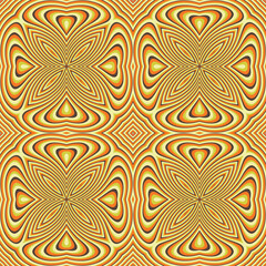 Abstract ornamental patch seamless pattern