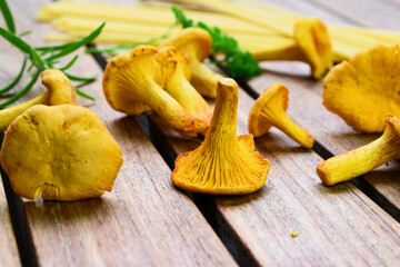 Pfifferlinge und Spaghetti