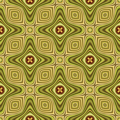 Abstract ornamental patch seamless pattern