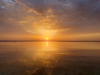 Fototapeta premium sunset by the sea