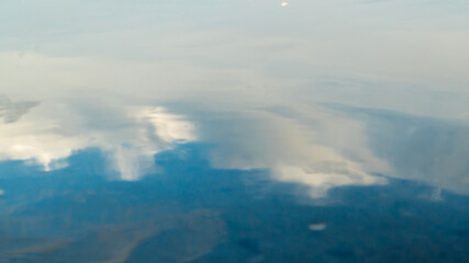 aerial view of the clouds