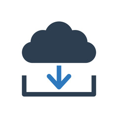 Cloud download icon