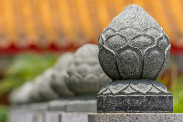 stone ornaments in chinese temple