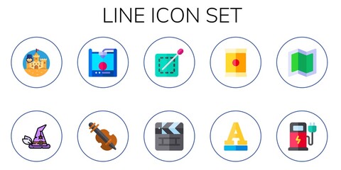 Modern Simple Set of line Vector flat Icons
