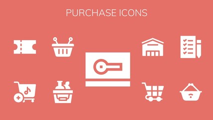 purchase icon set
