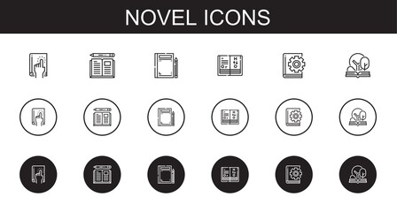 novel icons set