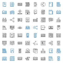 publish icons set