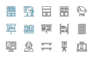 teaching icons set