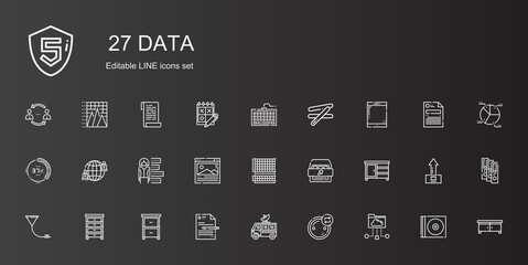 data icons set