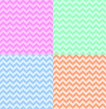 Ilustracao Chevron, template, backgorund, simetric, pink, green, blue, orange, papel de parede, estampa, textura