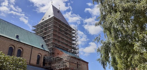 Eingerüsteter Ratzeburger Dom