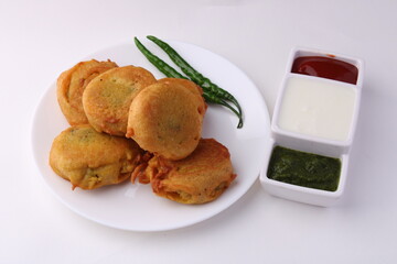 batata vada or aaloo bonda or fried potato patty