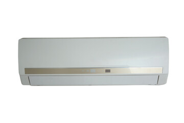 Modern air conditioner isolated on white. Home appliance