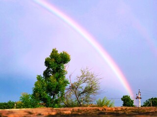 rainbow in the sky