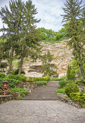 Aladzha Monastery, a medival Orthodox cave monastery complex located near Varna, Bulgaria.