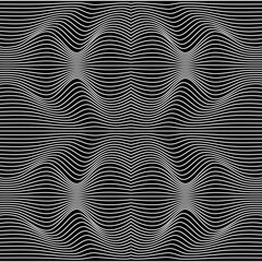 Vector abstract lines pattern. Waves background