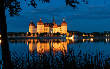 Fototapeta premium Schloss Moritzburg bei Dresden