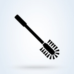 Toilet brush icon. Simple illustration of toilet brush icon for web
