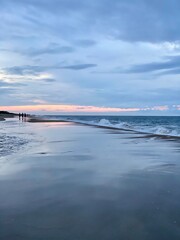 Evening on the beach