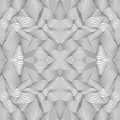 Vector abstract lines pattern. Waves background