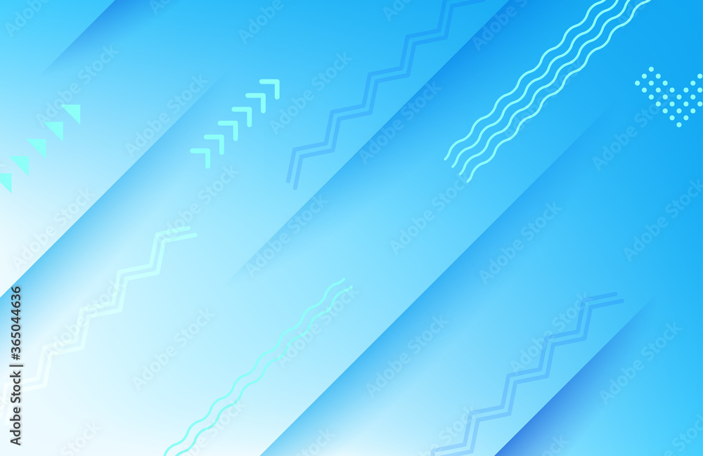 Poster abstract blue geometric vector background. landing page template