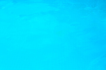 Fototapeta na wymiar Water surface in country pool. Summer concept.
