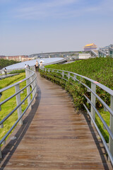 Roof walkway of the Pavilion of Angel Life