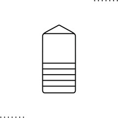 Earth symbol , environment vector icon in outlines 