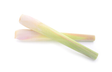 Lemongrass isolated on white background.