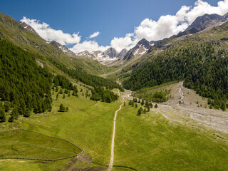 Fototapeta premium Val di Fosse, Alto-Adige, Italia