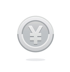 Obraz premium Yen sign icon. Currency sign - money symbol. Yuan coin icon. World economics. Vector money symbol. Bank payment symbol. Vector illustration. Japanese yen currency symbol. 