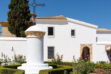 La Rabida Monastery in Huelva. Mudejar art in a place where Christopher Columbus began to organize...