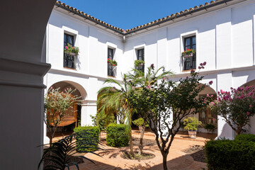 La Rabida Monastery in Huelva. Mudejar art in a place where Christopher Columbus began to organize...