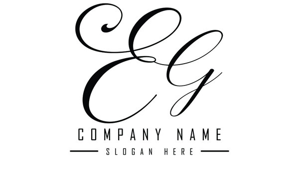 eg letter vector logo