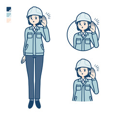 simple work wear woman_Listening