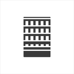 Medical shelf black glyph icon. Drug store. Sign for web page, mobile app, banner, social media. Pictogram UI UX user interface. Vector clipart.