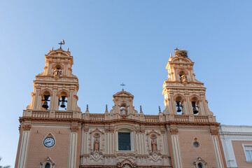Merced Cathedral in Huelva. Temple of Renaissance beginning and Baroque ending. Huelva, Andalusia, Spain.