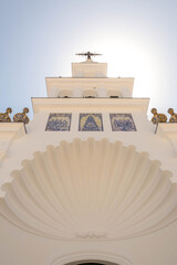 Sanctuary of Our Lady of Rocio. El Rocio, Huelva, Spain.