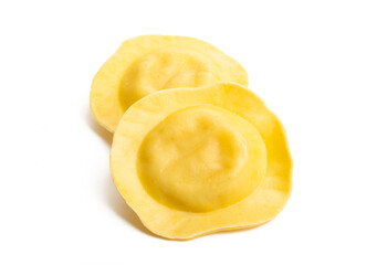 italian ravioli isolated