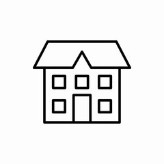 Outline house icon.House vector illustration. Symbol for web and mobile