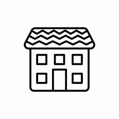 Outline house icon.House vector illustration. Symbol for web and mobile