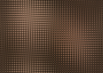 Abstract seamless golden brown zigzag pattern with wave from small details for any design. Artistic image processing created by photo. Beautiful monochromatic pattern. Background image