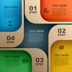 Abstract geometric background, Vector web element design, website