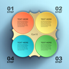 Abstract geometric background, Vector web element design, website