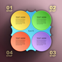 Abstract geometric background, Vector web element design, website